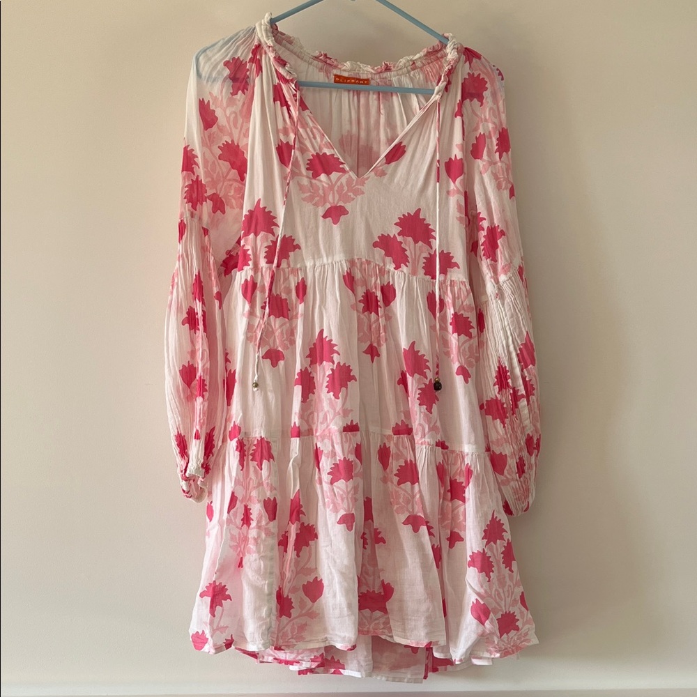 Oliphant Pink and White Dress